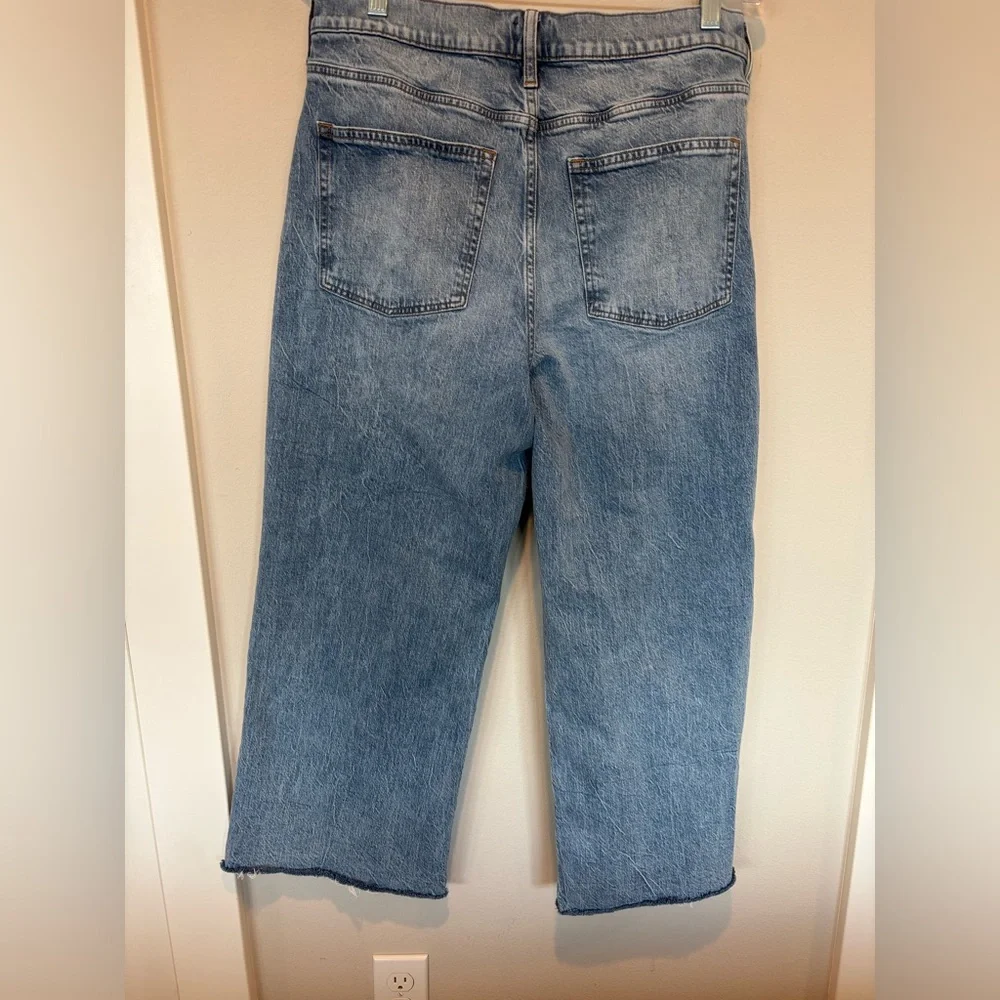 J. Crew Light Blue Women's Wide Leg Crop Jeans 31 - Picture 2 of 5